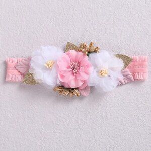 NEW - Flower Headband Baby Girl Vintage - Baby Girls Accesories